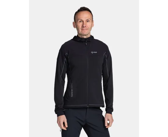 lacitesport.com - Sweat à capuche stretch pour homme Kilpi MEMPHIS-M, Couleur: Noir, Taille: 3XL