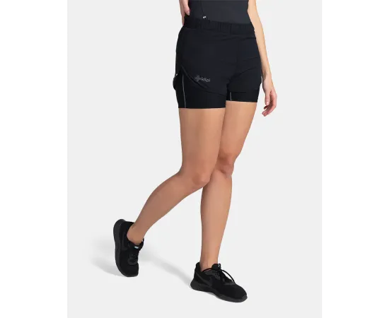 lacitesport.com - Short de course pour femme Kilpi BERGEN-W, Couleur: Noir, Taille: 34