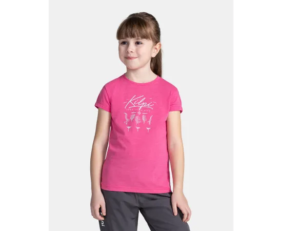 lacitesport.com - T-shirt en coton pour fille Kilpi MALGA-JG, Couleur: Rose, Taille: 86