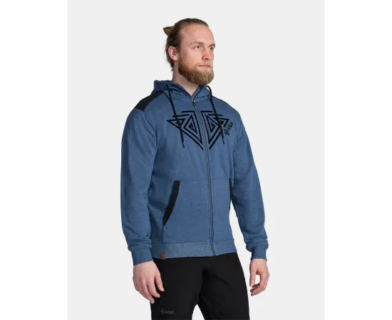 lacitesport.com - Sweat en coton pour homme Kilpi ADELAN-M, Couleur: Bleu, Taille: 3XL