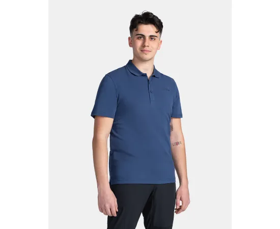 lacitesport.com - Polo en coton pour homme Kilpi VILAR-M, Couleur: Bleu, Taille: 3XL