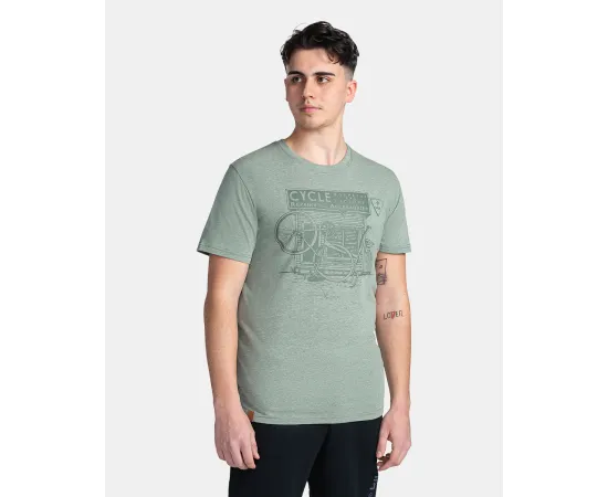 lacitesport.com - T-shirt en coton pour homme Kilpi PORTELA-M, Couleur: Vert, Taille: XL