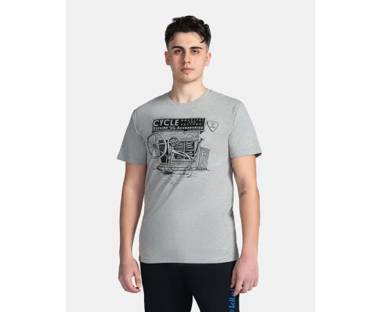 lacitesport.com - T-shirt en coton pour homme Kilpi PORTELA-M, Couleur: Gris, Taille: XL