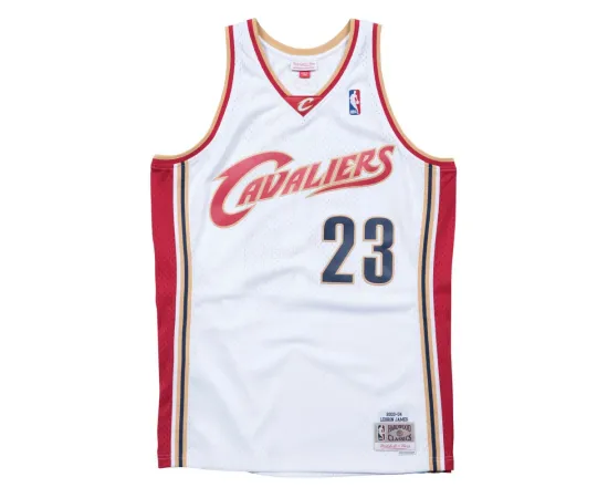 lacitesport.com - Mitchell & Ness NBA Lebron James Cleveland Swingman 2003/2004 Maillot de basket, Taille: S