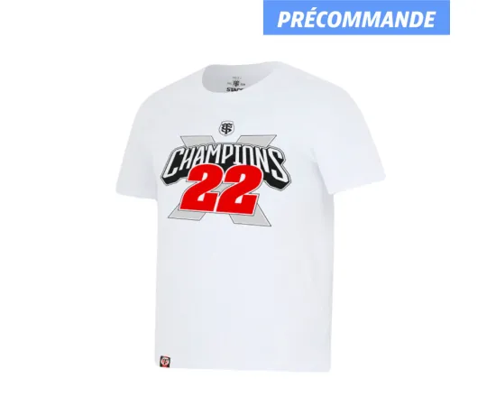 lacitesport.com - Stade Toulousain T-shirt Champions 23/24 Enfant, Couleur: Blanc, Taille: 6 ans