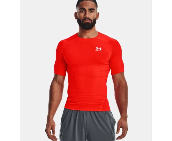 lacitesport.com - Under Armour Lycra T-shirt Homme, Couleur: Orange, Taille: 3XL