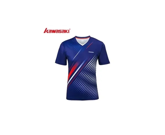 lacitesport.com - Kawasaki A1935 T-shirt badminton Homme, Couleur: Bleu Marine, Taille: L