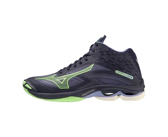 lacitesport.com - Mizuno Wave Lightning Z7 Mid Chaussures indoor Homme, Couleur: Bleu Marine, Taille: 42