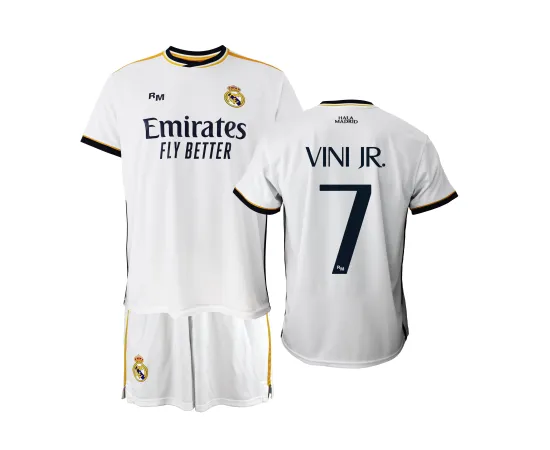 lacitesport.com - Real Madrid Ensemble Replica Domicile Vinicius 23/24 Enfant, Taille: 4 ans