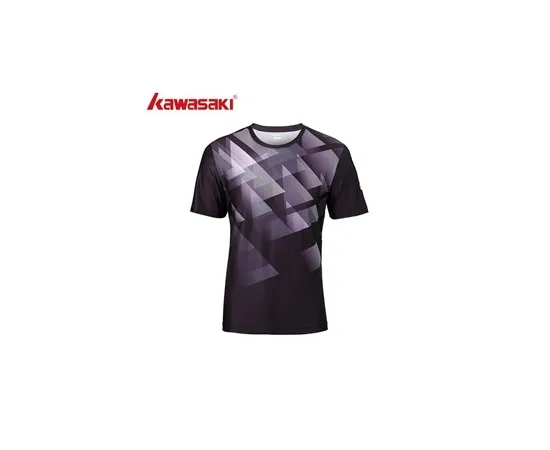 lacitesport.com - Kawasaki A1929 T-shirt de badminton Homme, Couleur: Noir, Taille: L