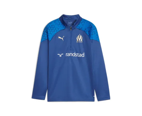 lacitesport.com - Puma OM Sweat training 23/24 Enfant, Couleur: Bleu, Taille: 9/10 ans