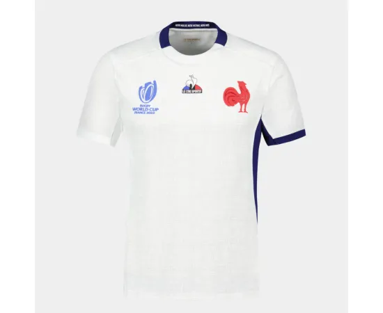 lacitesport.com - Le Coq Sportif XV de France Maillot Extérieur Coupe du Monde 2023 Homme, Couleur: Blanc, Taille: 4XL