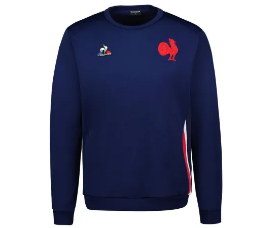 lacitesport.com - Le Coq Sportif France Rugby Sweat Présentation 23/24 Homme, Couleur: Bleu, Taille: 4XL