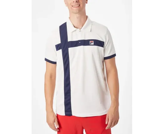 lacitesport.com - Fila Kilian Polo Tennis Homme, Couleur: Blanc, Taille: L