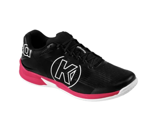 lacitesport.com - Kempa Attack Three 2.0 Chaussures indoor Homme, Couleur: Noir Rouge, Taille: 42