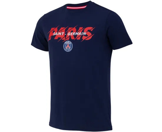 lacitesport.com - T-shirt PSG Homme - Collection officielle PARIS SAINT GERMAIN, Couleur: Bleu, Taille: S