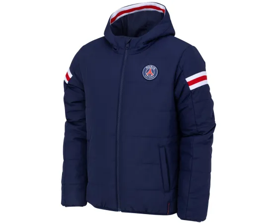 lacitesport.com - Doudoune PSG Homme - Collection officielle PARIS SAINT GERMAIN, Couleur: Bleu, Taille: S