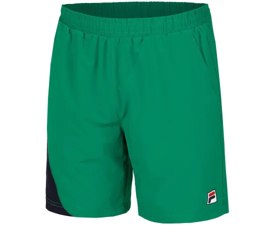 lacitesport.com - Fila Amari short de tennis Homme, Couleur: Vert, Taille: S