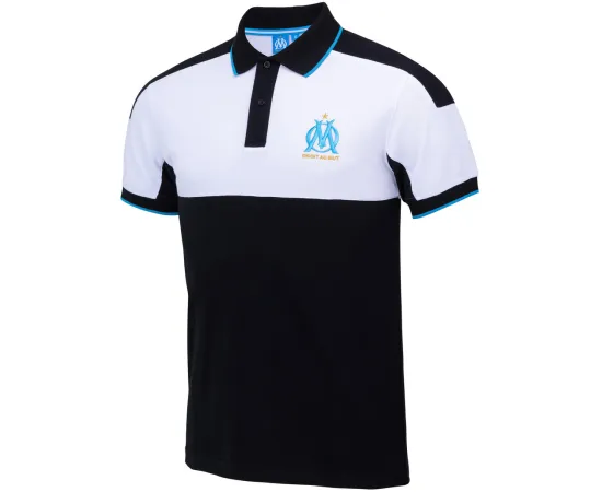 lacitesport.com - Polo fan supporter OM Homme - Collection officielle Olympique de Marseille, Couleur: Blanc, Taille: S