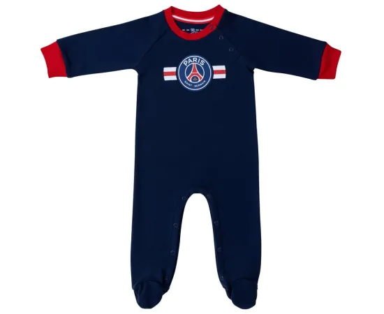 lacitesport.com - Grenouillère Bébé PSG - Collection officielle PARIS SAINT GERMAIN, Couleur: Bleu, Taille: 3 mois