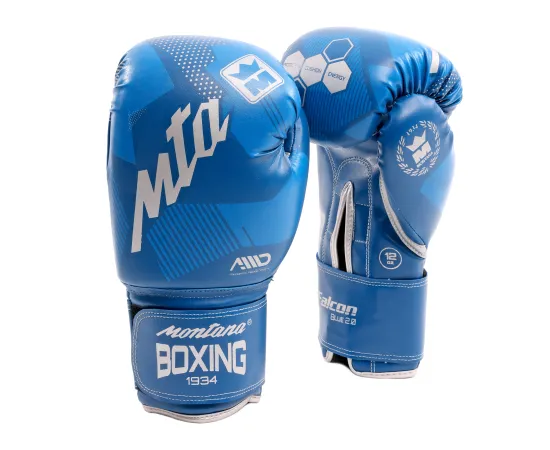 lacitesport.com - Montana FALCON Gants initiation Multiboxes, Couleur: Bleu, Taille: 8oz