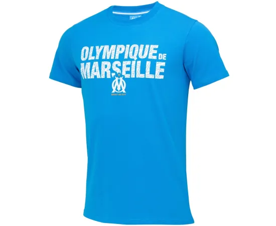 lacitesport.com - T-shirt fan OM Enfant - Collection officielle Olympique de Marseille, Couleur: Bleu, Taille: 8 ans