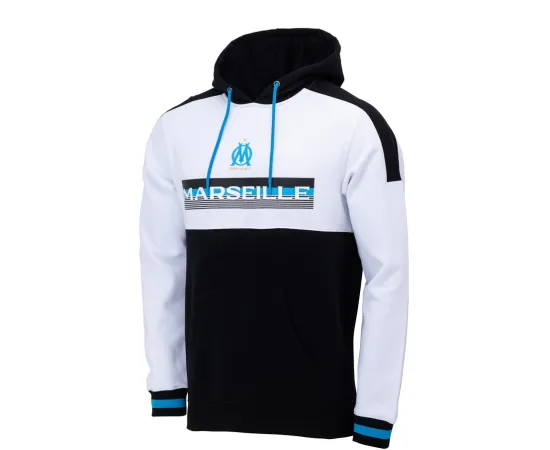 lacitesport.com - Sweat capuche fan OM Enfant - Collection officielle Olympique de Marseille, Couleur: Noir, Taille: 8 ans