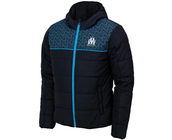 lacitesport.com - Doudoune fan OM Homme - Collection officielle Olympique de Marseille, Couleur: Noir, Taille: S