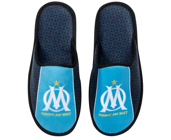 lacitesport.com - Chaussons fan OM - Collection officielle Olympique de Marseille, Couleur: Noir, Taille: 37