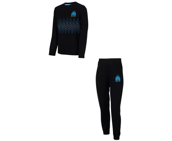 lacitesport.com - Ensemble pyjama enfant OM - Collection officielle Olympique de Marseille, Couleur: Noir, Taille: 6 ans