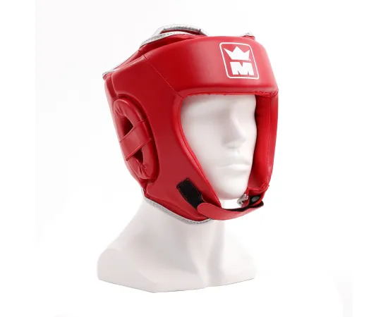 lacitesport.com - Montana AMATEUR Casque de boxe, Couleur: Rouge, Taille: S