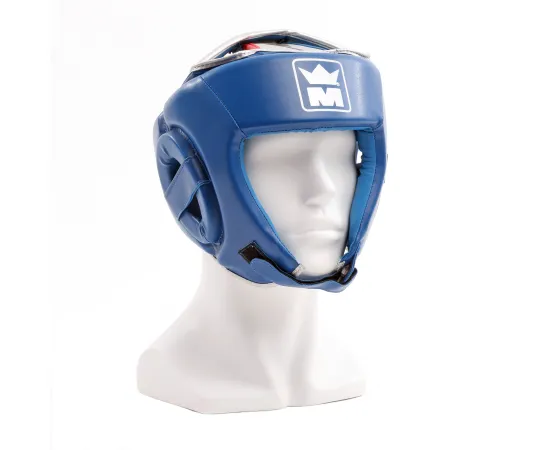 lacitesport.com - Montana AMATEUR Casque de boxe, Couleur: Bleu, Taille: S