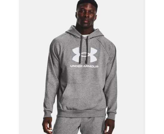 lacitesport.com - Under Armour Rival Fleece Sweat à capuche Homme, Couleur: Gris, Taille: 2XL