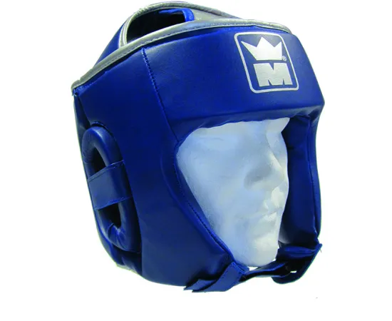 lacitesport.com - Montana KOMBAT Amateur Casque de boxe, Couleur: Bleu, Taille: S