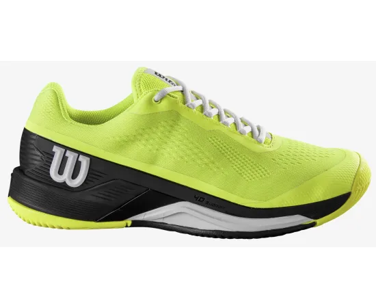 lacitesport.com - Wilson Rush Pro 4.0 AC Chaussures de tennis Homme, Couleur: Jaune, Taille: 43 1/3