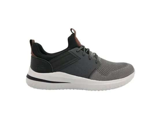 lacitesport.com - Skechers Delson 3.0 - Cicada Chaussures Homme, Couleur: Gris, Taille: 44