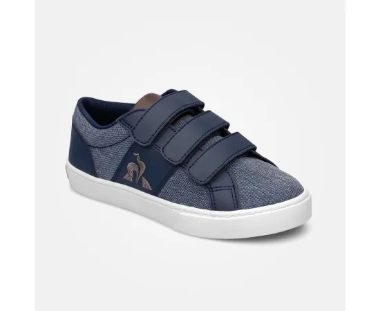 lacitesport.com - Le Coq Sportif Verdon Classic Ps Dress Blue Baskets Basses Enfant, Couleur: Bleu, Taille: 32