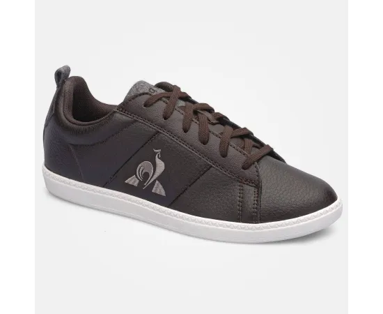 lacitesport.com - Le Coq Sportif Courtclassic Gs Reglisse Baskets Basses Enfant, Couleur: Marron, Taille: 39