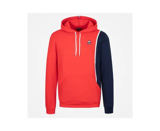 lacitesport.com - Le Coq Sportif Saison 1 N°1 M Sweatshirt À Capuche Homme, Couleur: Rouge, Taille: M