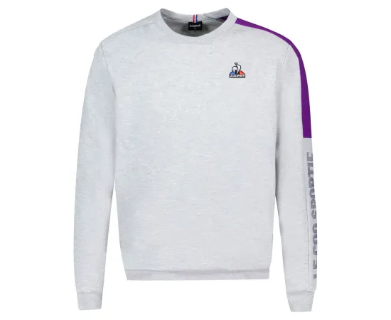 lacitesport.com - Le Coq Sportif Saison 2 Crew Sweat N°1 Sweat Homme, Couleur: Gris, Taille: M