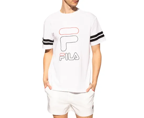 lacitesport.com - Fila Jamin Sporty T-shirt Homme, Couleur: Blanc, Taille: XS