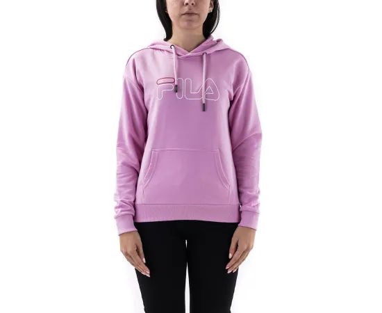 lacitesport.com - Fila Larkin Hoody Sweat à Capuche Femme, Couleur: Rose, Taille: XS