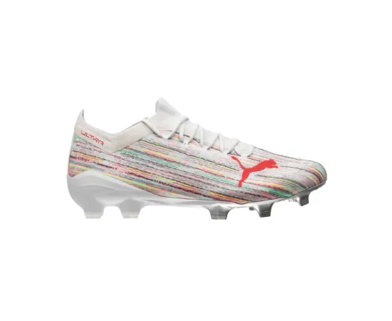 lacitesport.com - Puma Ultra 1.2 FG/AG Chaussures de foot Adulte, Couleur: Blanc, Taille: 40,5