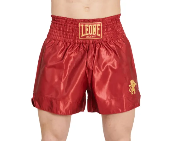 lacitesport.com - Leone 1947 Basic 2 Short de boxe, Couleur: Bordeaux, Taille: S