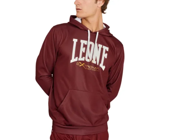 lacitesport.com - Leone 1947 Logo Sweat Boxe, Couleur: Bordeaux, Taille: M