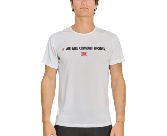 lacitesport.com - Leone 1947 Logo Wacs T-shirt Boxe, Couleur: Blanc, Taille: M