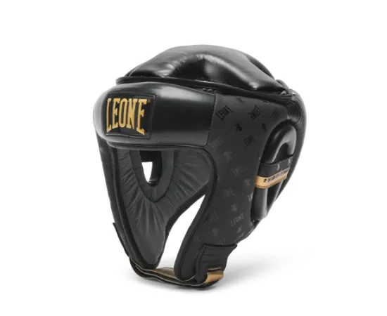 lacitesport.com - Leone 1947 DNA Casque de boxe, Couleur: Noir, Taille: M