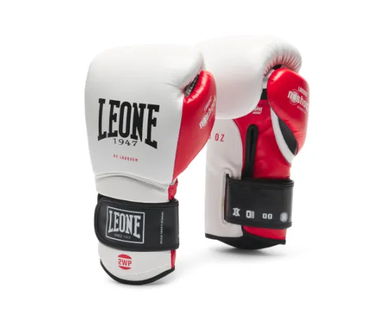 lacitesport.com - Leone 1947 IL Tecnico N3 Gants de boxe, Couleur: Blanc, Taille: 10oz