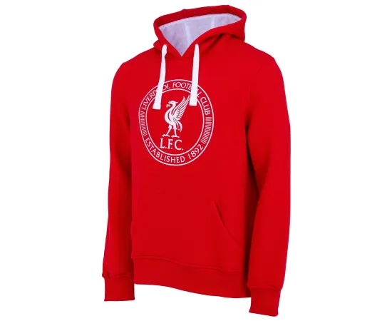 lacitesport.com - Sweat capuche LFC Liverpool F.C. - Collection officielle - Homme, Couleur: Rouge, Taille: S