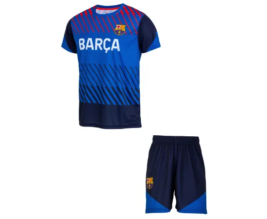 lacitesport.com - Ensemble maillot short enfant Barça - Collection officielle FC Barcelone - Enfant, Couleur: Bleu, Taille: 6 ans